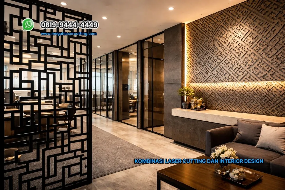 Kombinasi Laser Cutting dan Interior Design