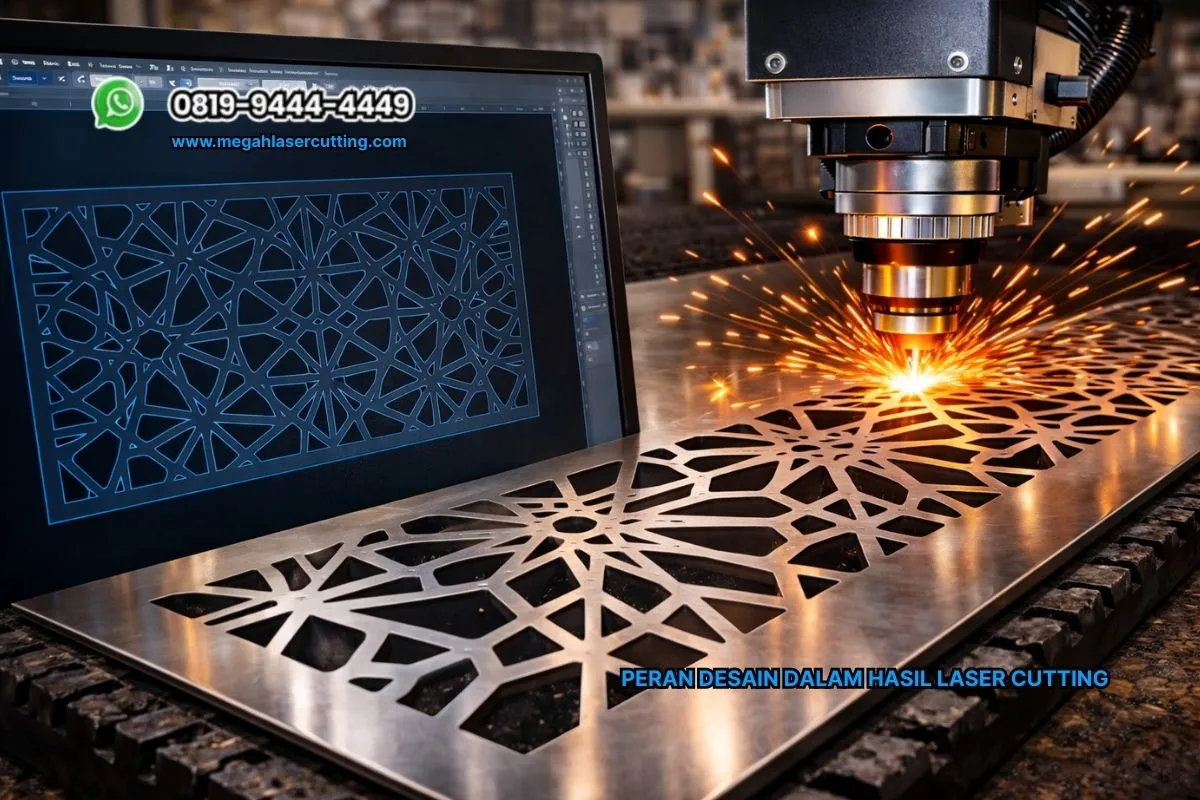 Peran Desain dalam Hasil Laser Cutting