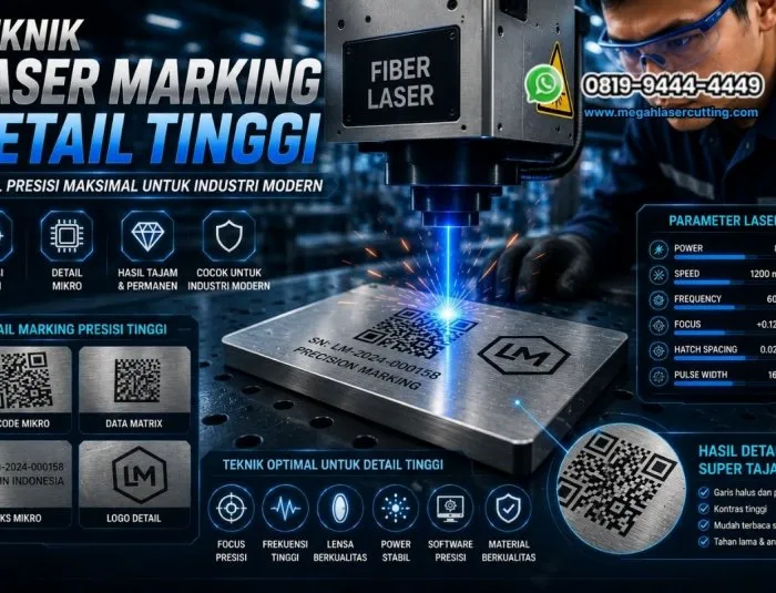 Teknik Laser Marking Detail Tinggi