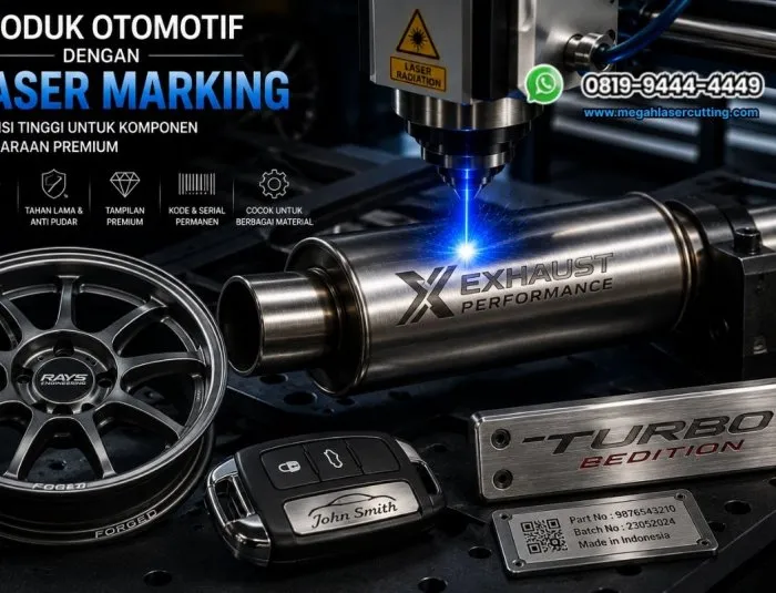 Produk Otomotif dengan Laser Marking