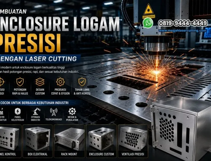 Pembuatan Enclosure Logam Presisi dengan Laser Cutting