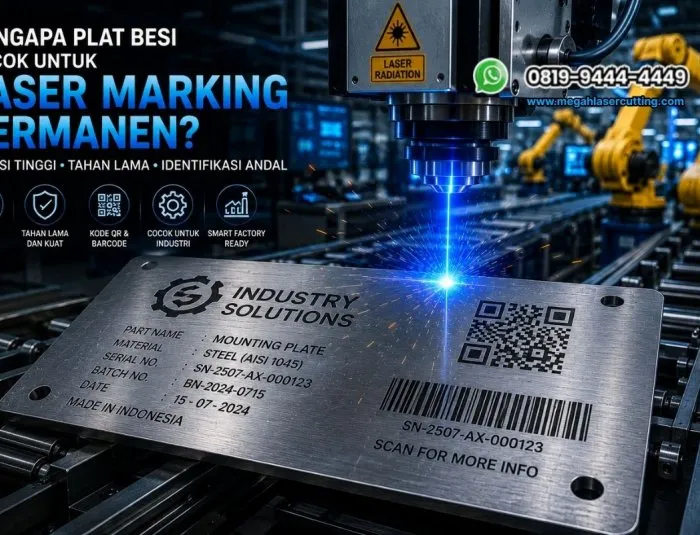 Mengapa Plat Besi Cocok untuk Proses Laser Marking Permanen?