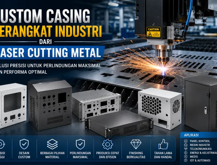 Custom Casing Perangkat Industri dari Laser Cutting Metal