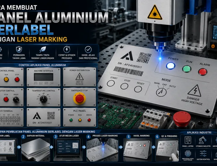 Cara Membuat Panel Aluminium Berlabel dengan Laser Marking
