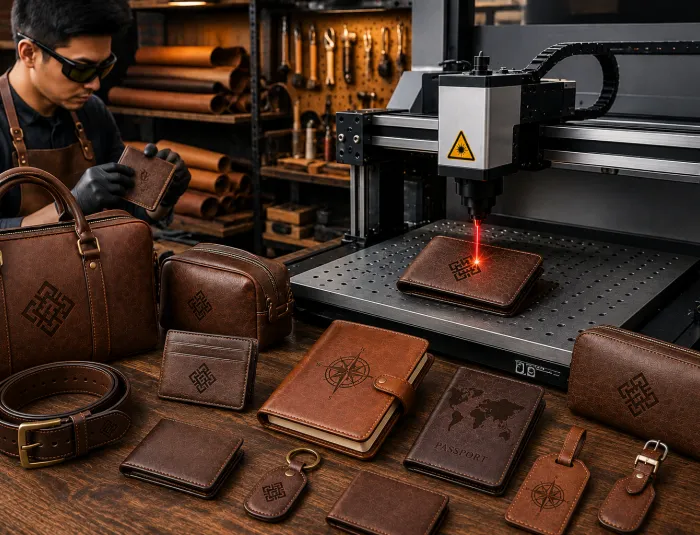 Jasa Laser Marking Kulit Profesional